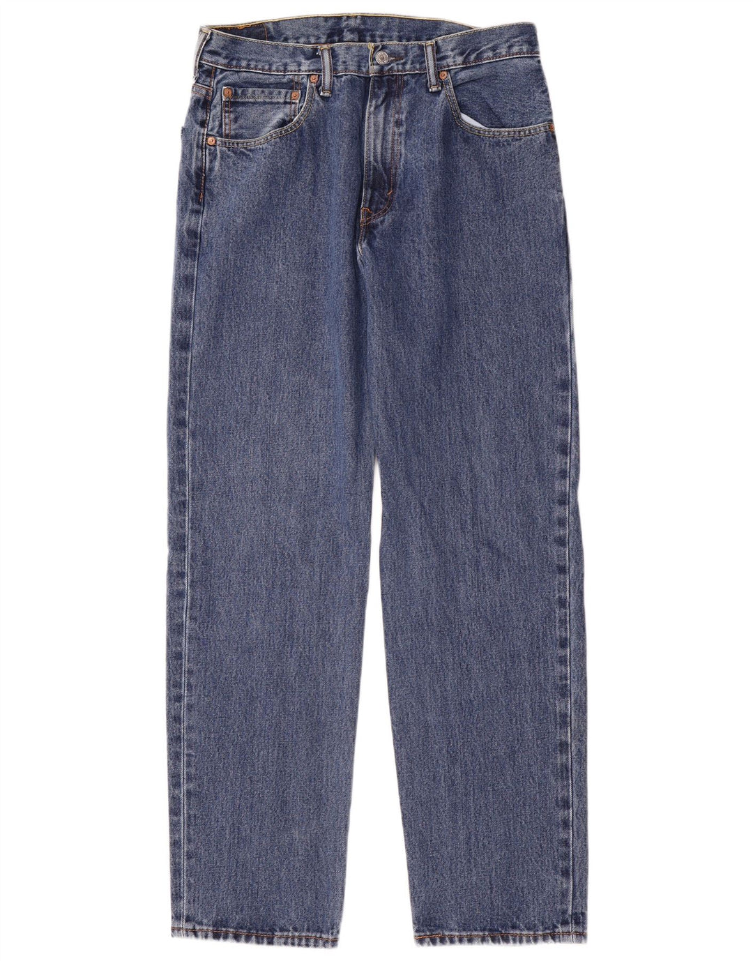 LEVI'S Herre 550 afslappet pasform lige jeans W34 L34 blå bomuld