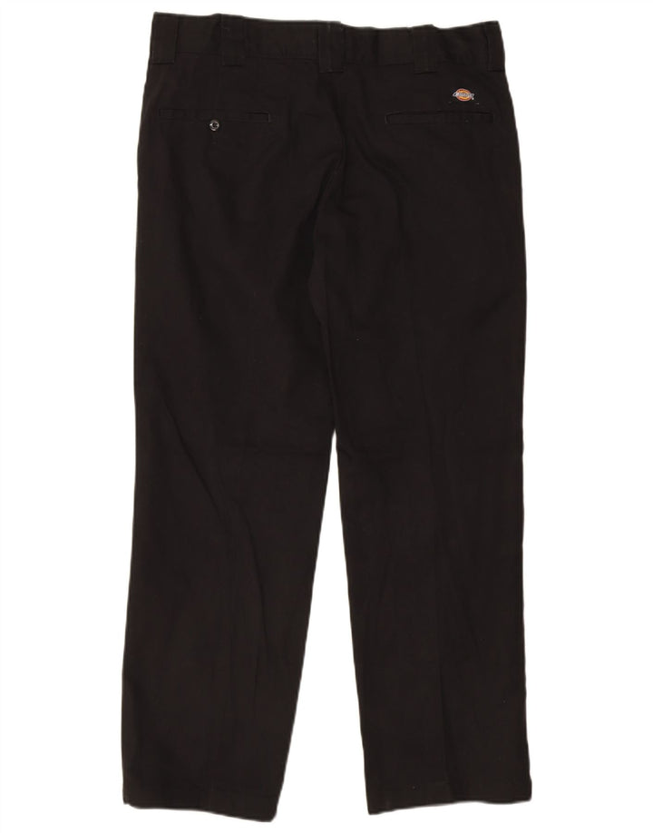 Dickies Herre Slim Straight Chino Bukser W34 L30 Sort Polyester