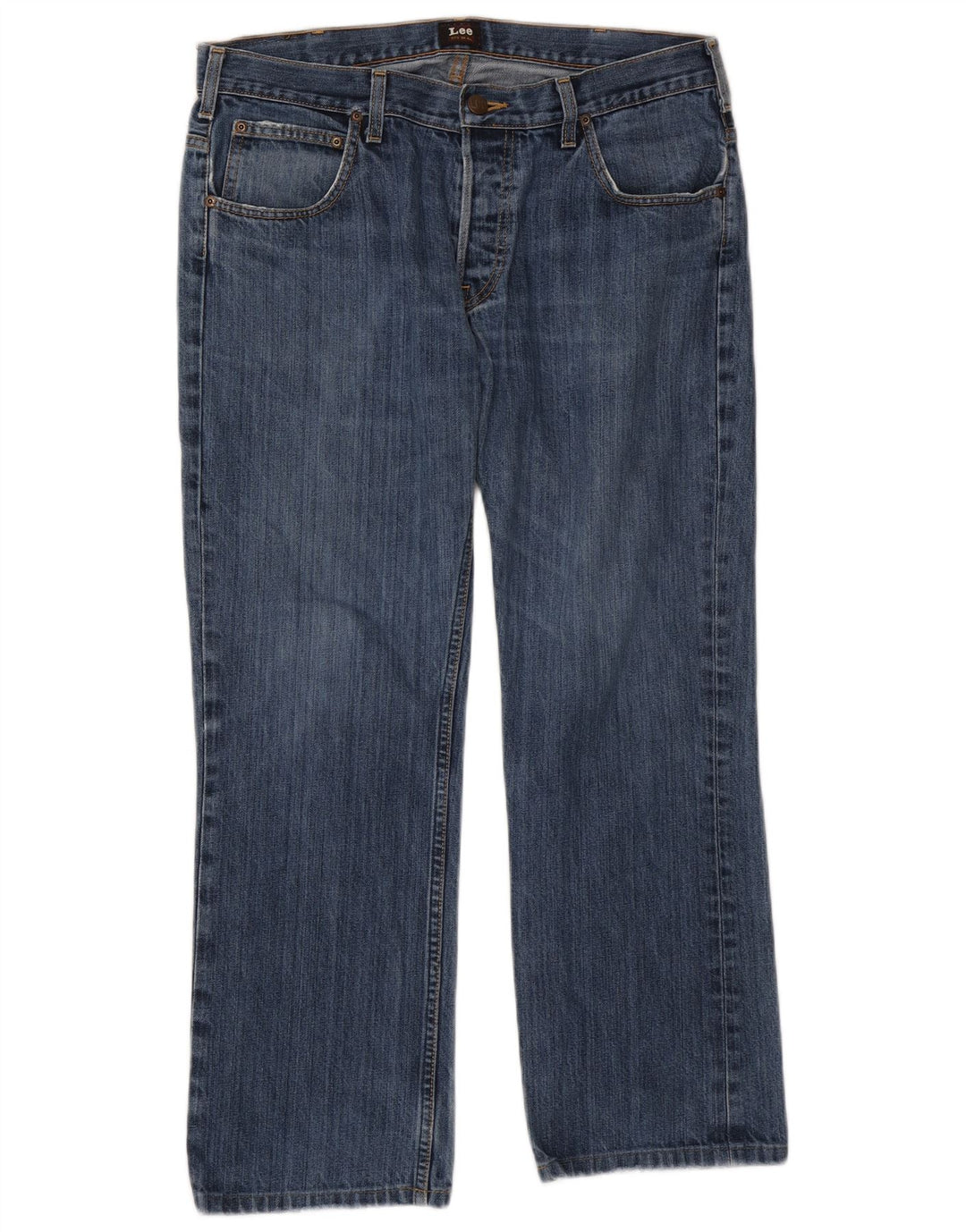 Lee Dame Knox Straight Jeans W36 L27 Blå Bomuld