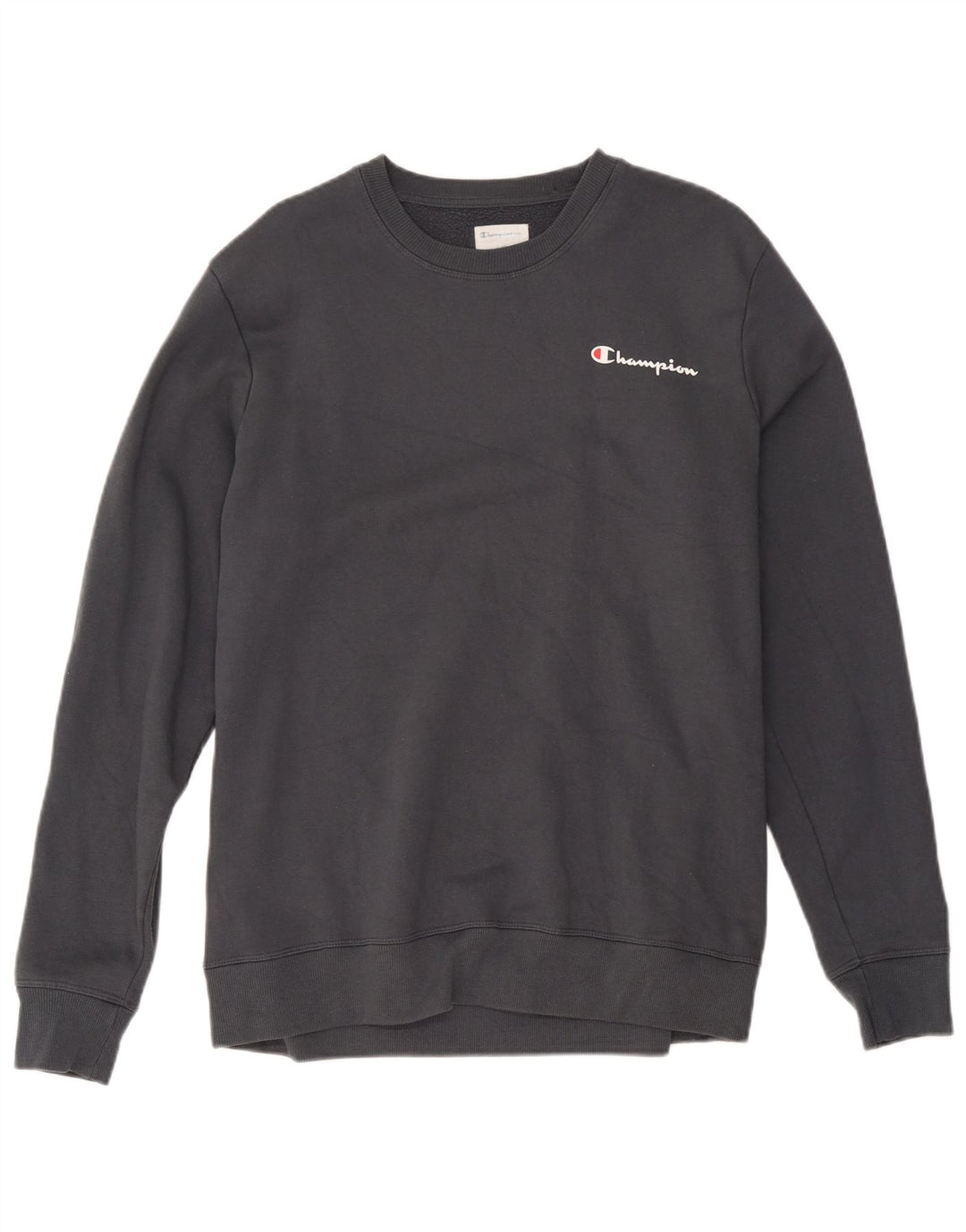 Champion Herre Sweatshirt Jumper Large Grå Bomuld