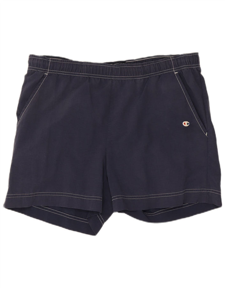 Champion Herre Sportshorts Small Navy Blue