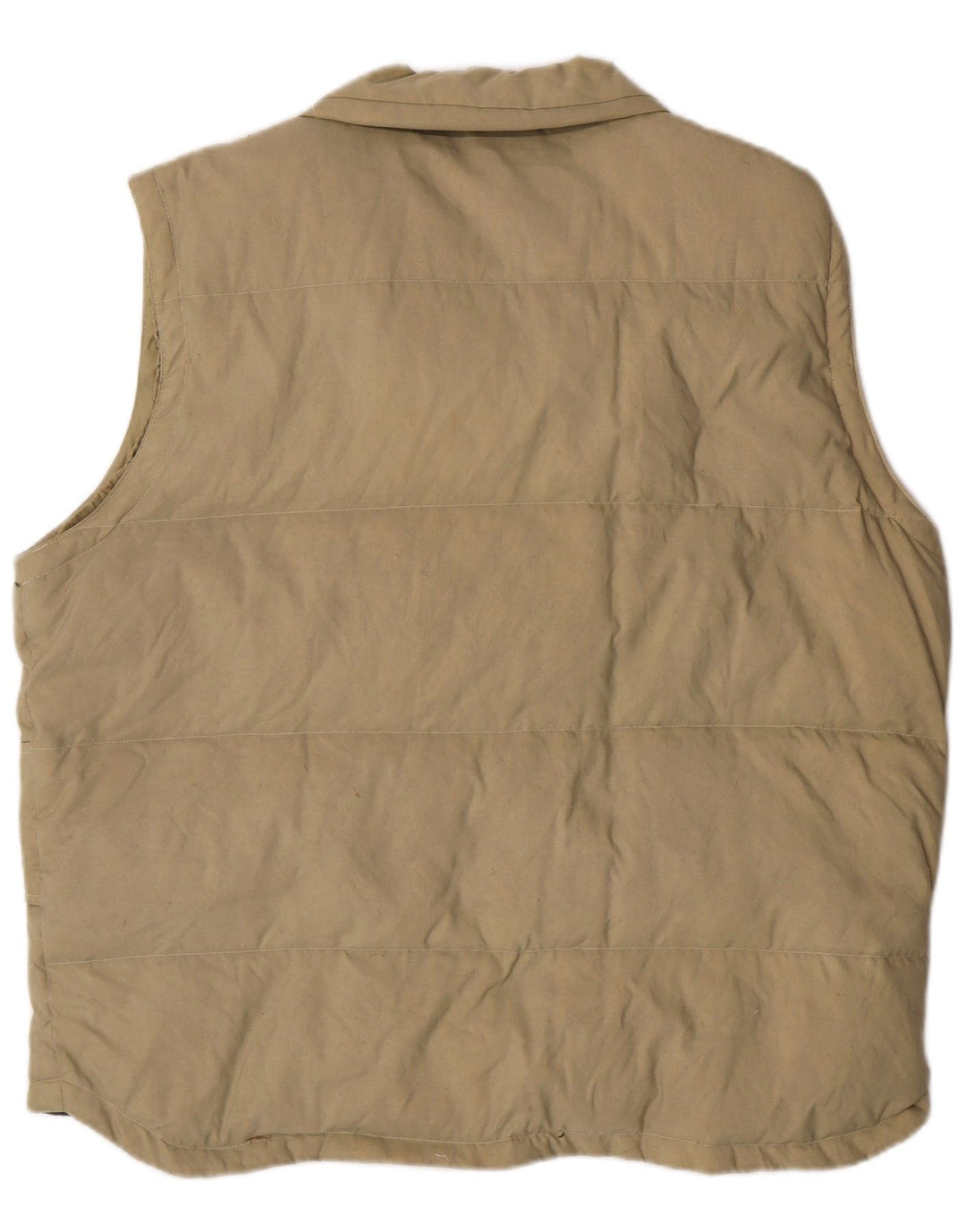 Asics Herre Polstret Gilet UK 40 Stor Beige Polyamid