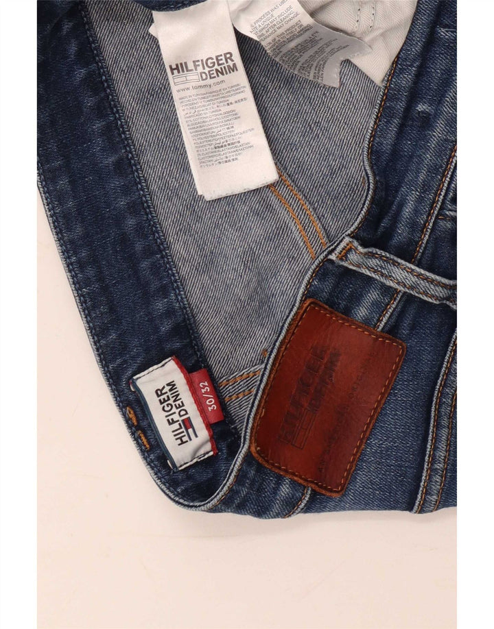 Tommy Hilfiger Lige Jeans til kvinder W30 L28 Blå Bomuld