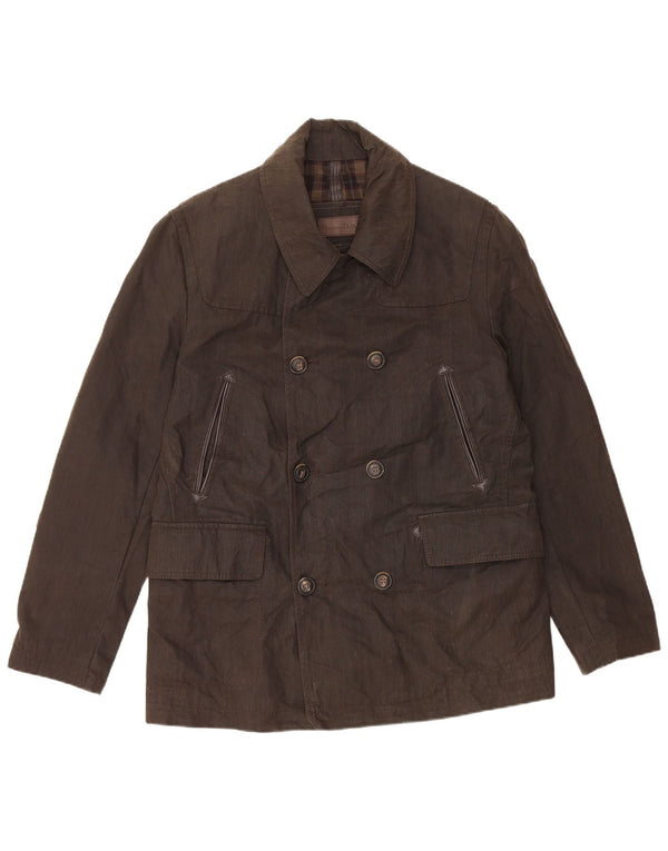 MASSIMO DUTTI Herre Utility Jacket UK 38 Medium Brown