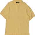 EDDIE BAUER Mens Polo Shirt Small Yellow Cotton | Vintage Eddie Bauer | Thrift | Second-Hand Eddie Bauer | Used Clothing | Messina Hembry 