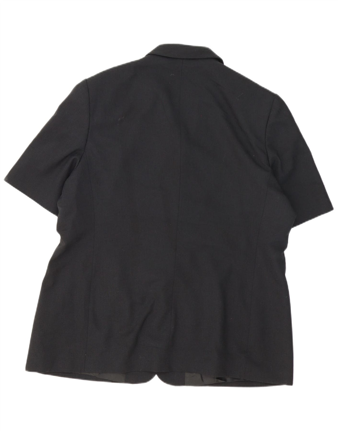 Marks & Spencer Dame 2-knaps kortærmet blazerjakke UK 20 2XL Sort