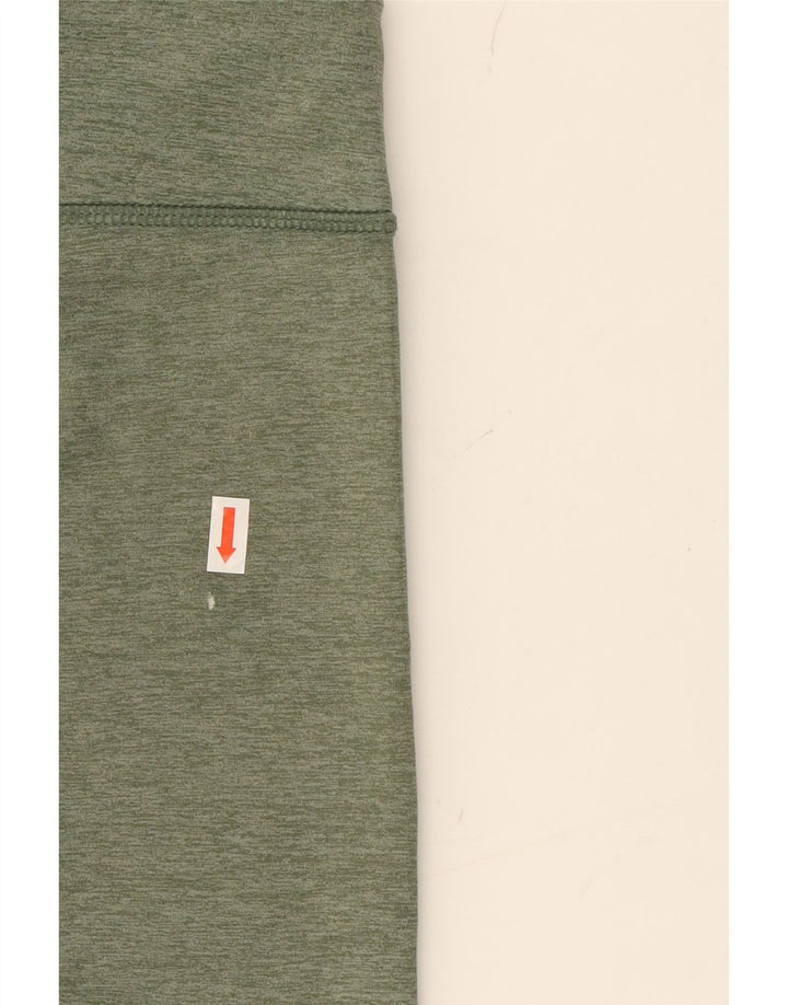 NIKE Womens Dri Fit Leggings UK 14 Large  Green Polyester Vintage Nike and Second-Hand Nike from Messina Hembry 