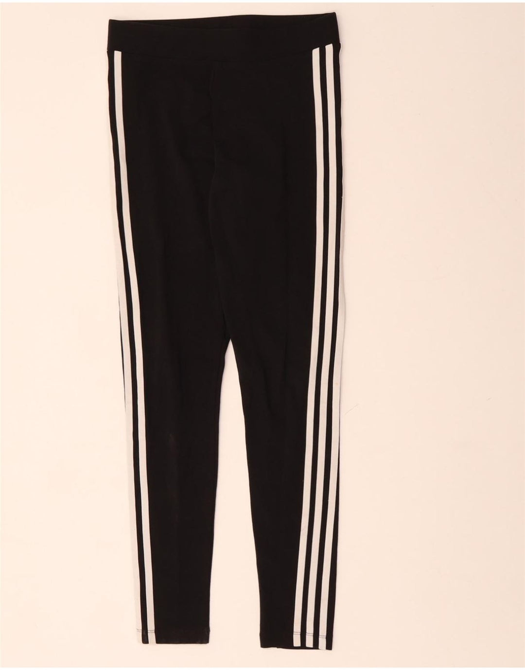 ADIDAS Dame Leggings UK 8/10 Small Black Bomuld