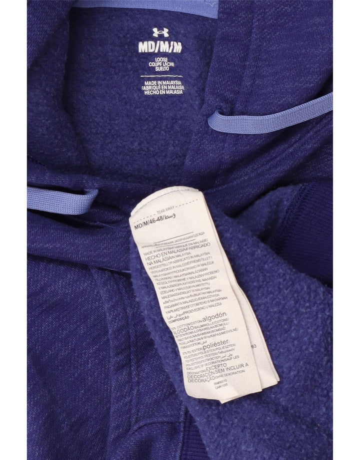 Under Armour Grafisk Oversized Hoodie Jumper til kvinder UK 14 Medium Navy Blue