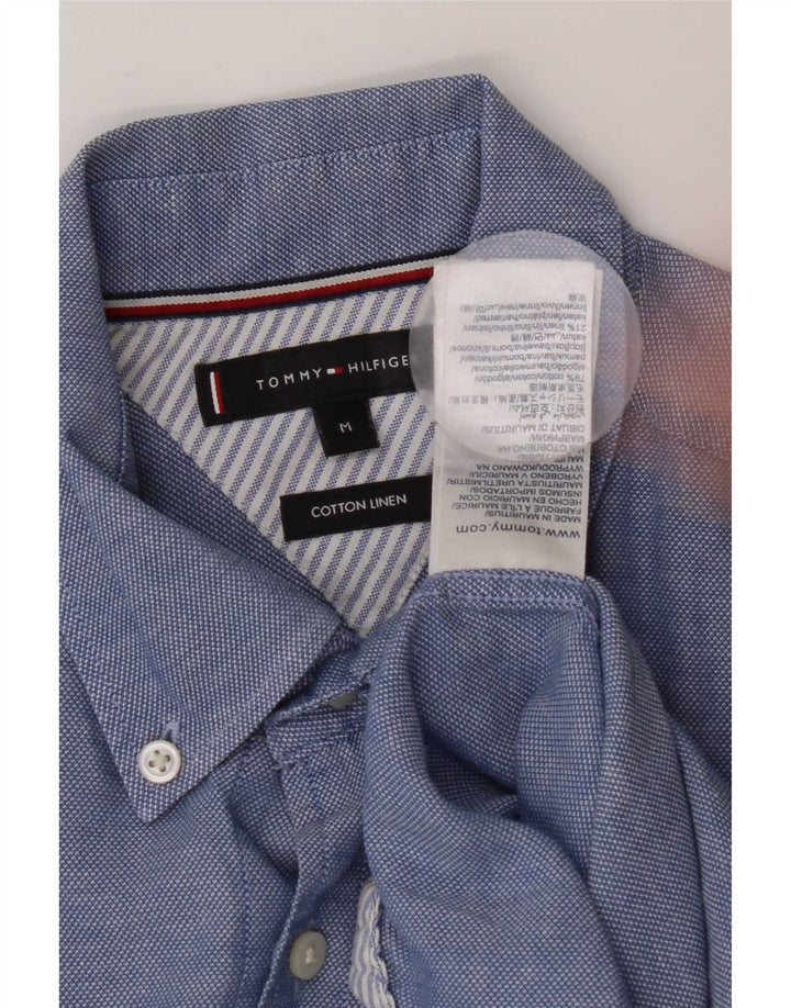 Tommy Hilfiger Herreskjorte Medium Blå Bomuld