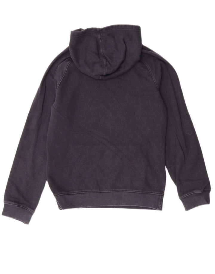 UNDER ARMOUR Boys Cold Gear Hoodie Jumper 9-10 Years Medium Navy Blue