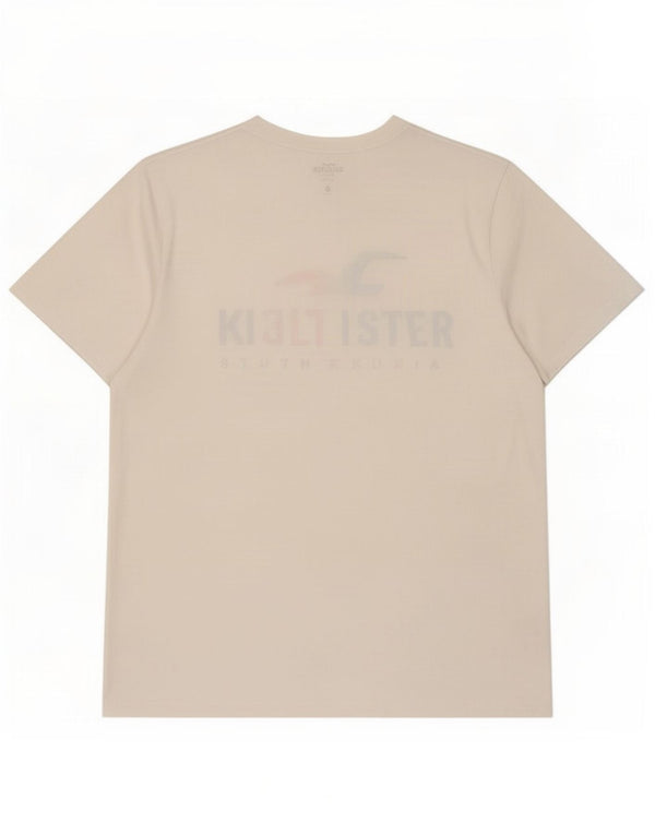 Hollister Herre grafisk T-shirt Top XL Hvid Bomuld