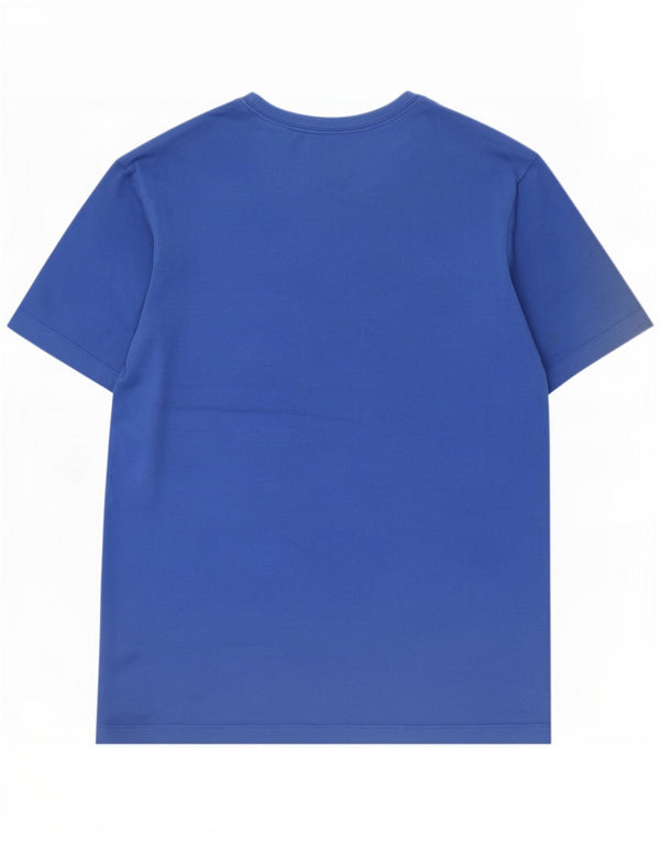 Nike herre Dri Fit T-shirt top mellemblå bomuld