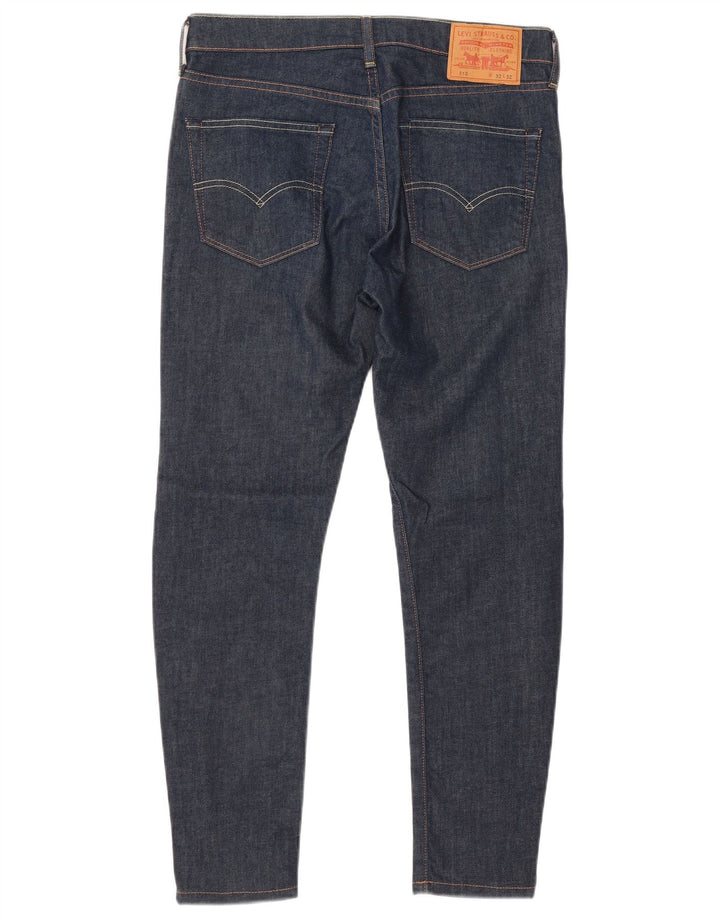 LEVI'S Herre 510 Skinny Jeans W32 L28 Marineblå Bomuld