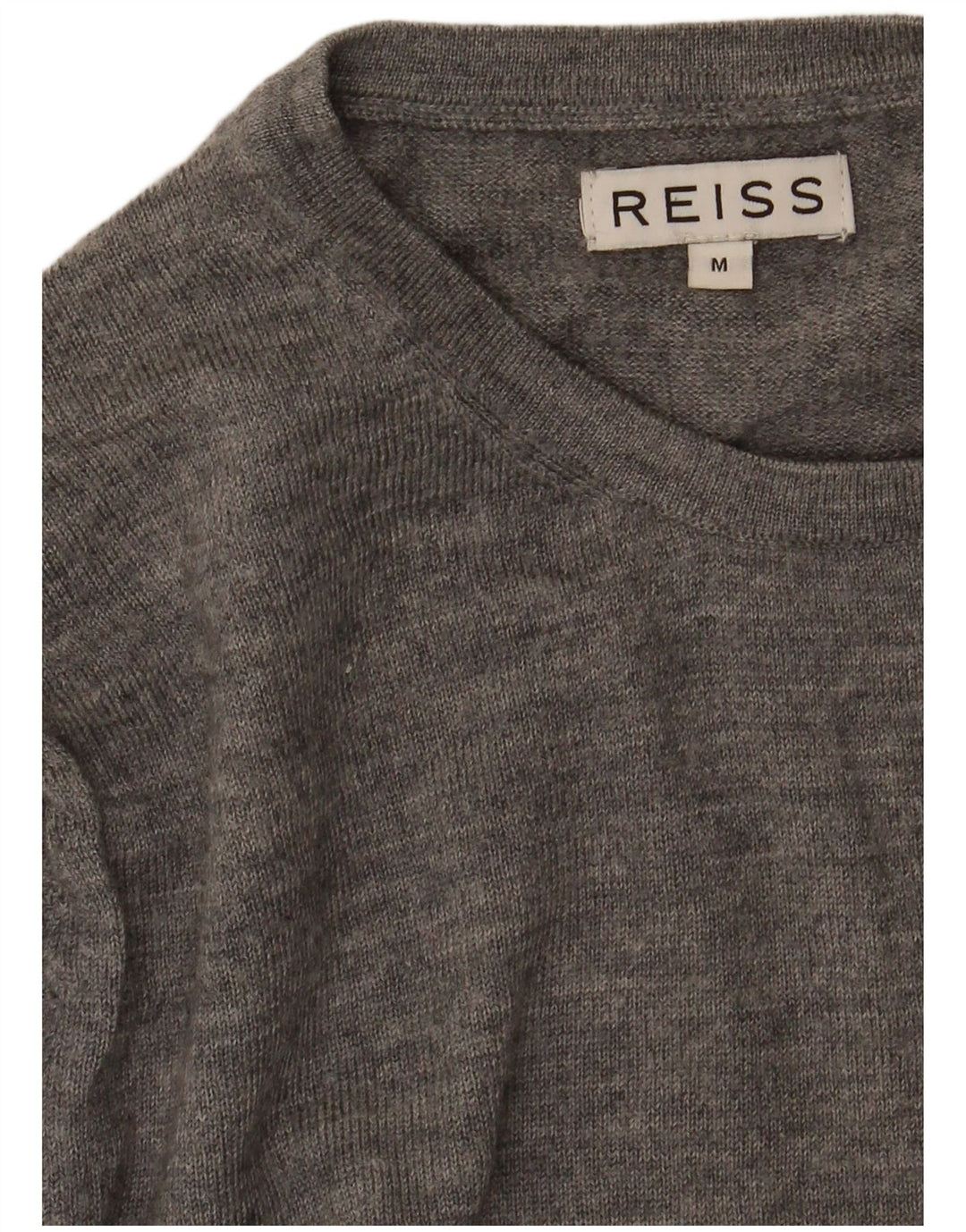 Reiss Herre Crew Neck Jumper Sweater Medium Grey Flecked