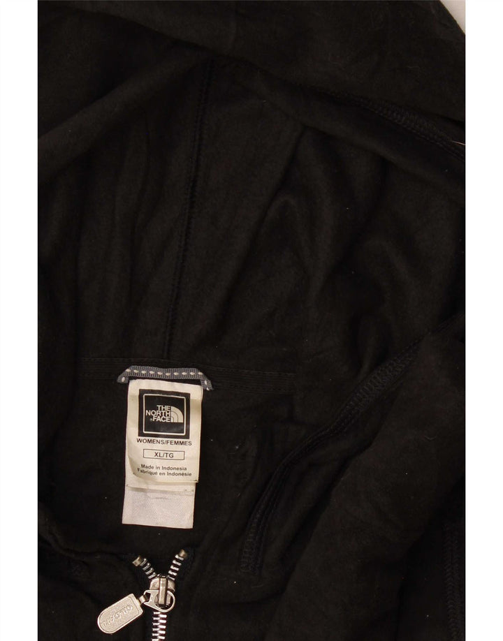 The North Face Dame Hættejakke i Fleece UK 18 XL Sort Polyester