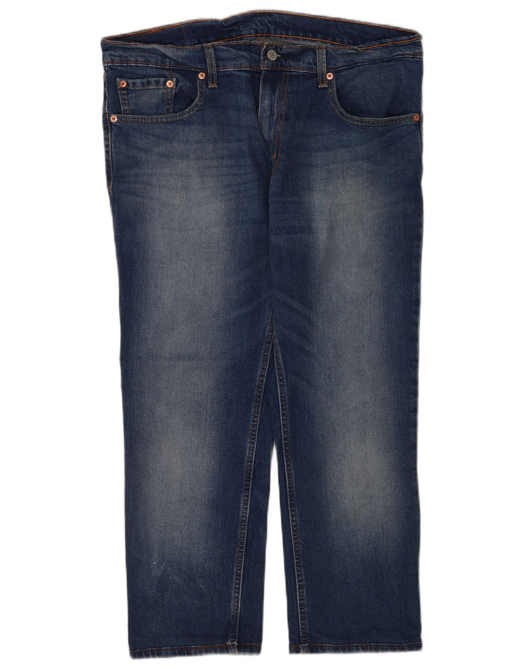 Levi's herre cropped jeans W36 L24 blå bomuld