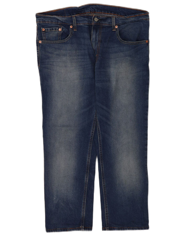Levi's herre cropped jeans W36 L24 blå bomuld
