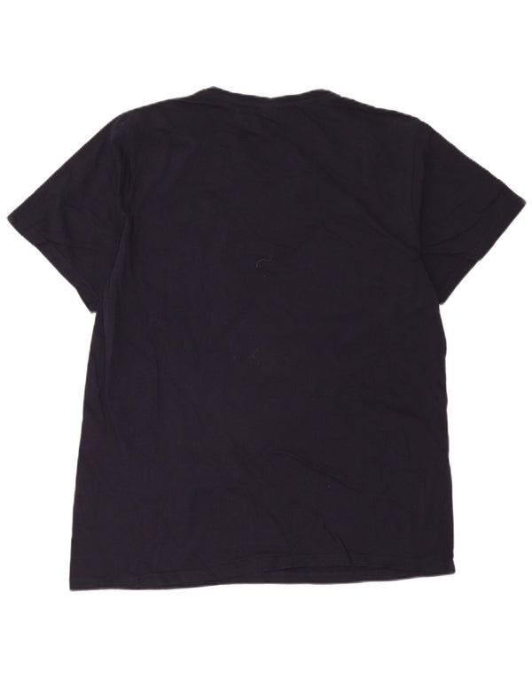 Umbro Herre T-Shirt Top 2XL Marineblå Bomuld