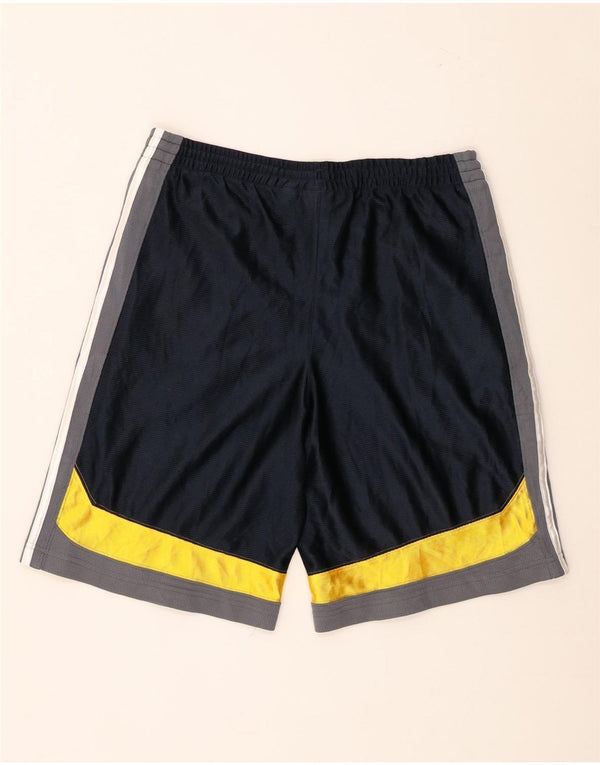 Adidas Boys Sports Shorts 15-16 år Blå Colourblock Polyester