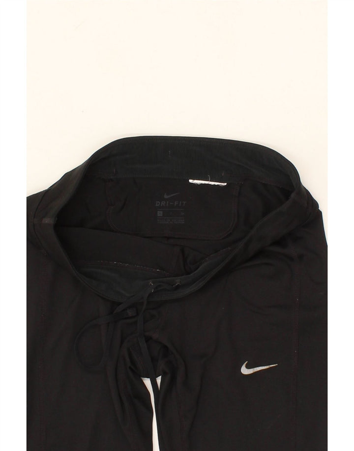 NIKE Womens Dri Fit Bermuda Sport Shorts UK 8 Small Black Vintage Nike and Second-Hand Nike from Messina Hembry 