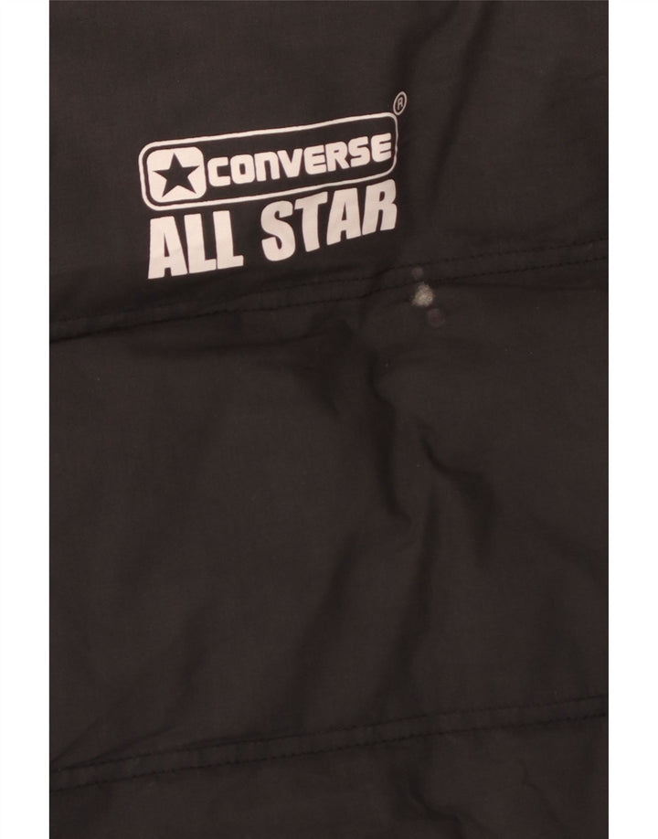 Converse Herre grafisk polstret Gilet UK 40 Large Navy Blue Polyester