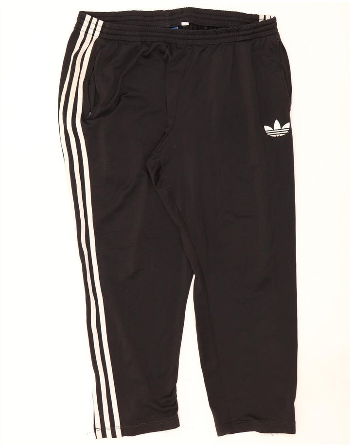 Adidas træningsdragt bukser til kvinder UK 18 XL sort polyester