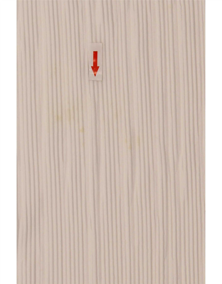 Zara Dame Langærmet Shift Dress UK 14 Medium White Polyester