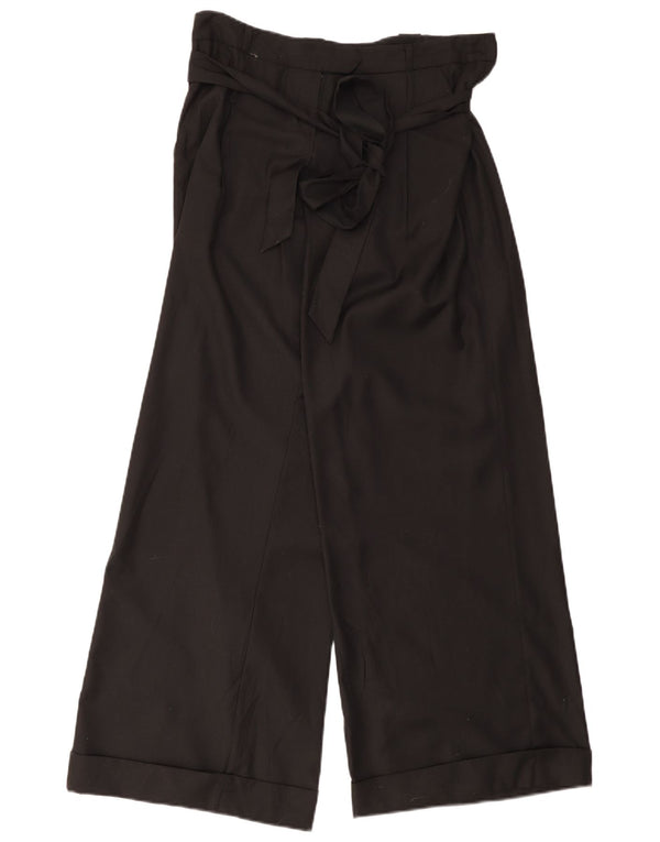 Topshop Dame Pegged Casual Bukser UK 12 Medium W32 L32 Sort Polyester