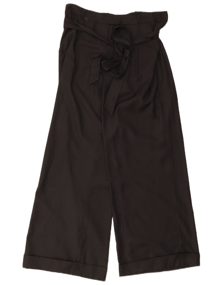 Topshop Dame Pegged Casual Bukser UK 12 Medium W32 L32 Sort Polyester