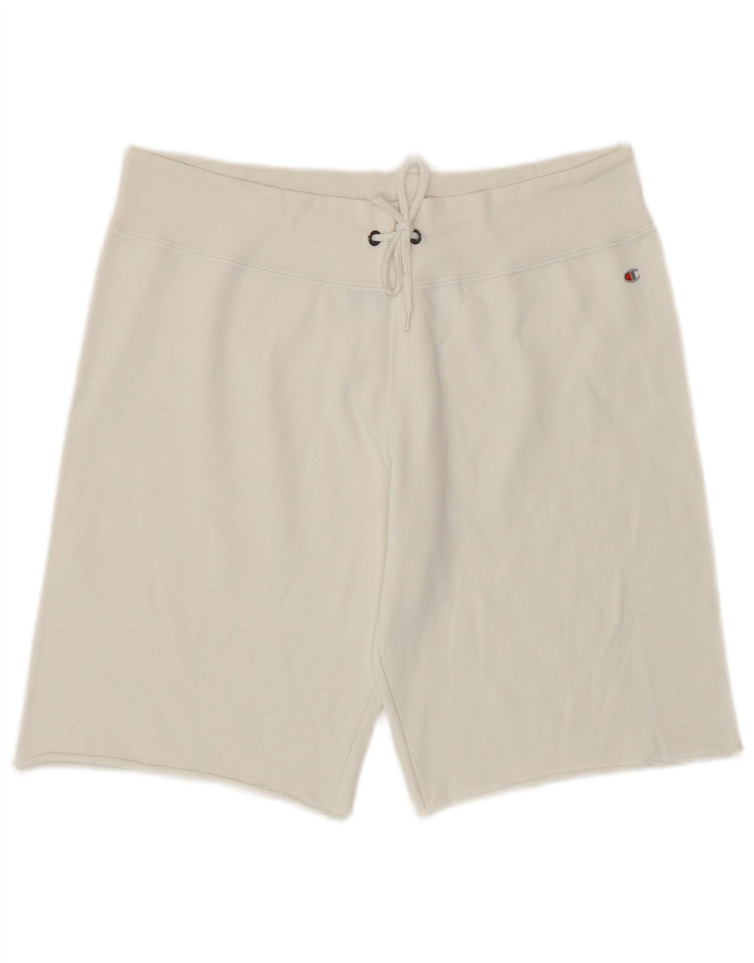 CHAMPION Womens Sport Shorts UK 16 Large  White