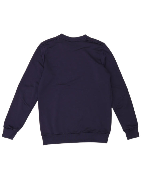 Umbro Boys Graphic Sweatshirt Jumper 13-14 år XL Navy Blue Polyester
