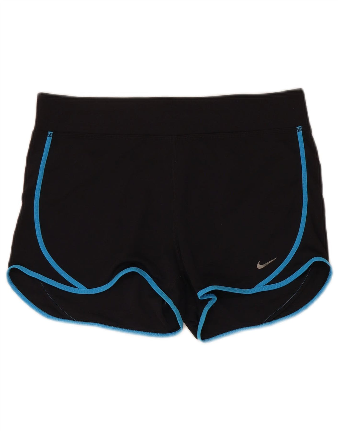NIKE Womens Dri Fit Sport Shorts UK 10 Small  Black