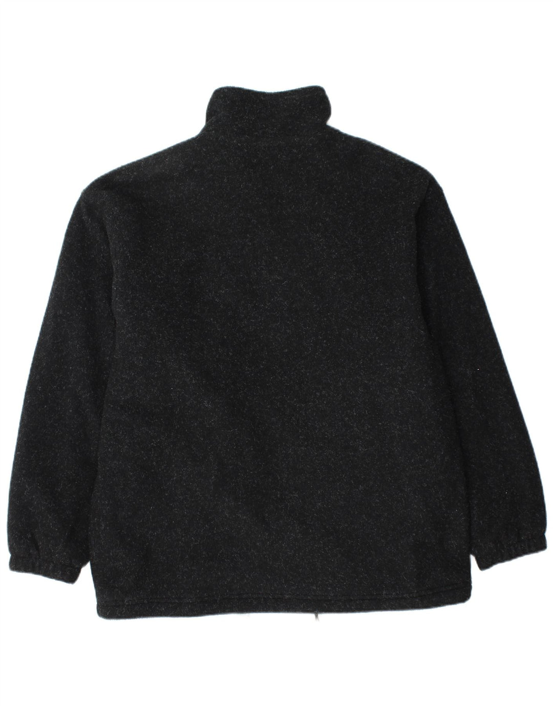 CRANE Herre Loose Fit Fleecejakke UK 36 Small Black Flecked Polyester