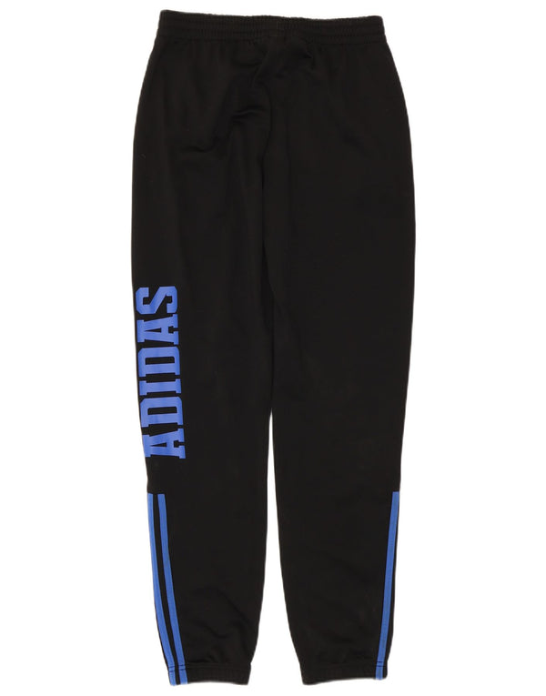 Adidas drenge grafisk træningsdragt bukser jogger 13-14 år sort polyester