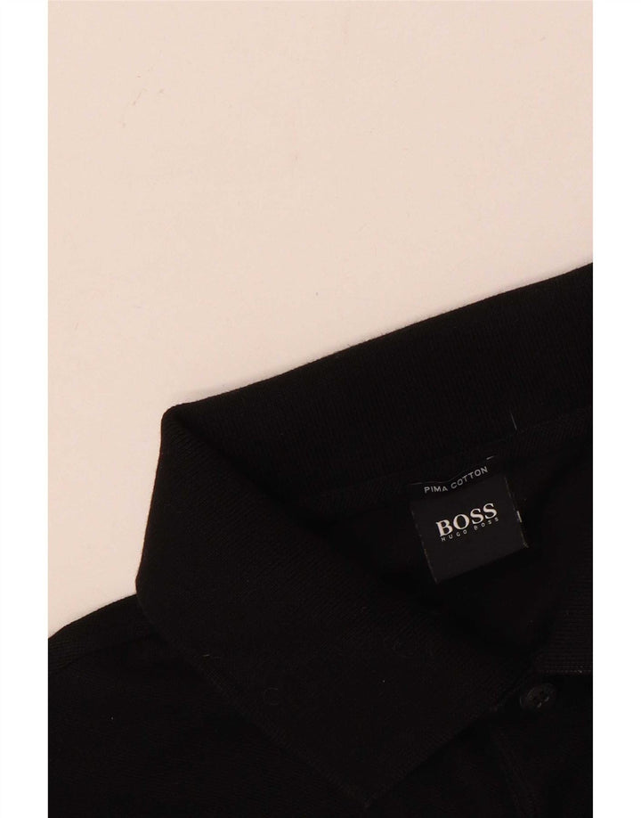 Hugo Boss Herre poloshirt Medium Sort Bomuld
