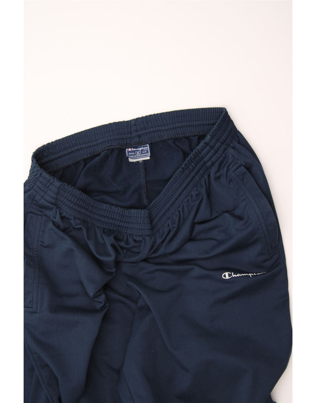 CHAMPION Mens Tracksuit Trousers Joggers XL Navy Blue Vintage Champion and Second-Hand Champion from Messina Hembry 