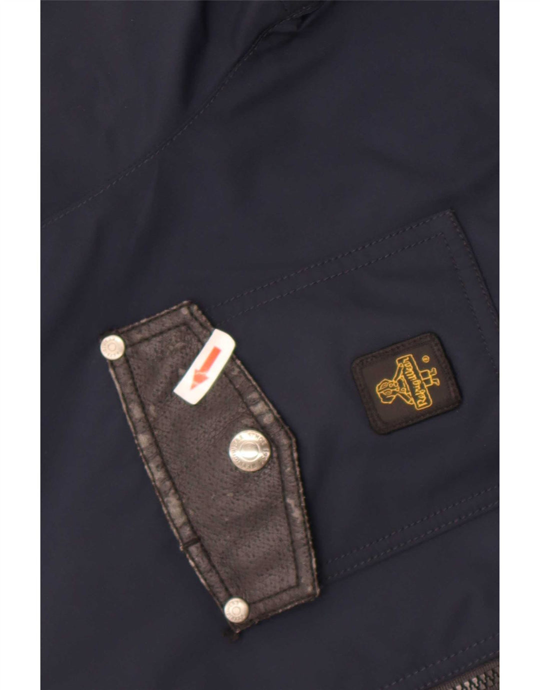 Refrigiwear Regnjakke til mænd IT 48 Medium Navy Blue Colourblock Nylon