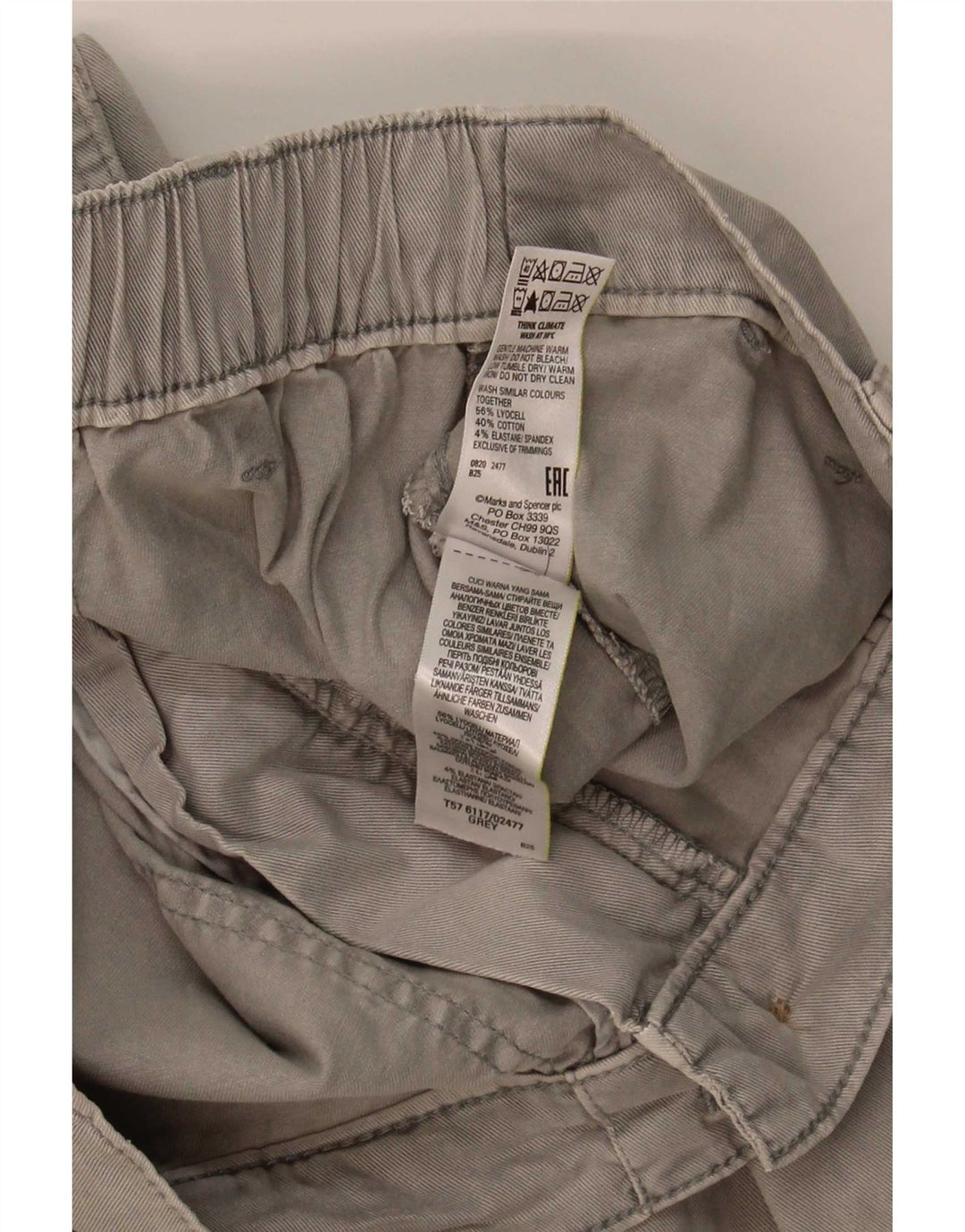 Marks & Spencer Joggers Cargo Bukser til kvinder UK 8 Small W26 L25 Grå