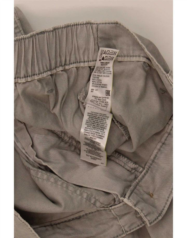 Marks & Spencer Joggers Cargo Bukser til kvinder UK 8 Small W26 L25 Grå