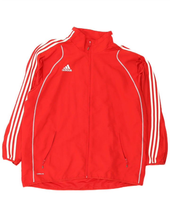 Adidas Herre Climalite Træningsdragt Topjakke 2XL Rød Polyester
