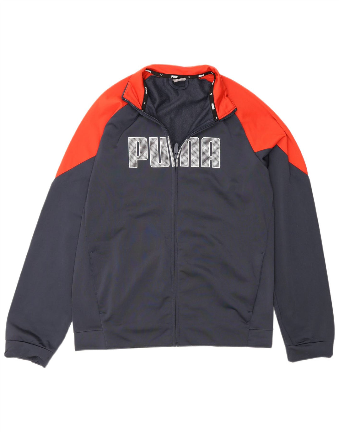 Puma drenge grafisk træningsdragt topjakke 15-16 år Grå Colourblock