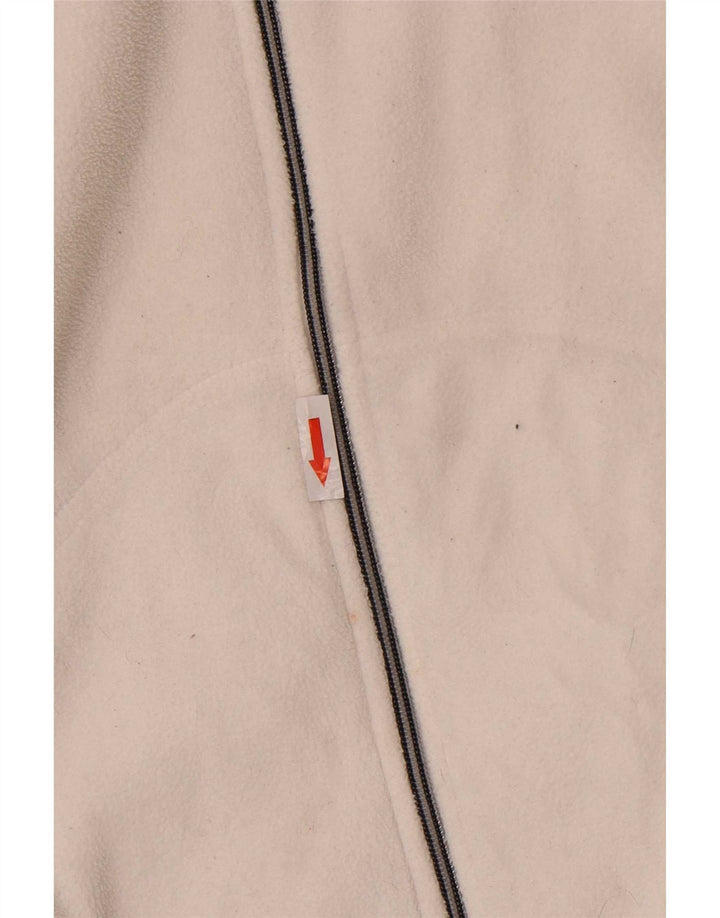 Lotto Dame Fleecejakke UK 14 Medium Hvid Stribet