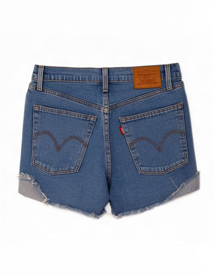 Levi's Dame Ribcage Denim Shorts Medium W29 Blå Bomuld