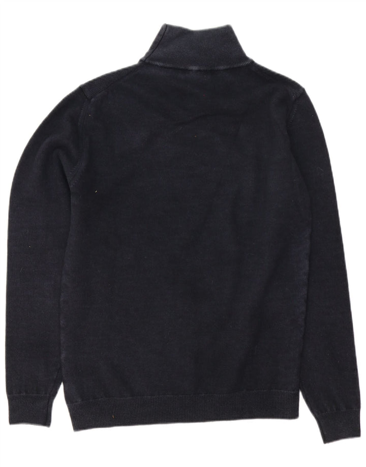 Jacob Cohen Herre Turtle Neck Jumper Sweater Medium Marineblå Uld