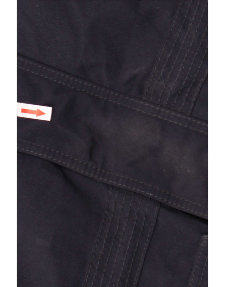 Napapijri Herre Hooded Windbreaker Jacket UK 38 Medium Navy Blue Polyamide