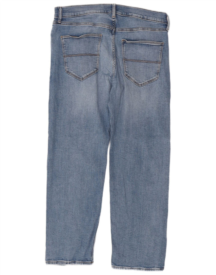 Marks & Spencer Straight Jeans til mænd W32 L29 blå bomuld