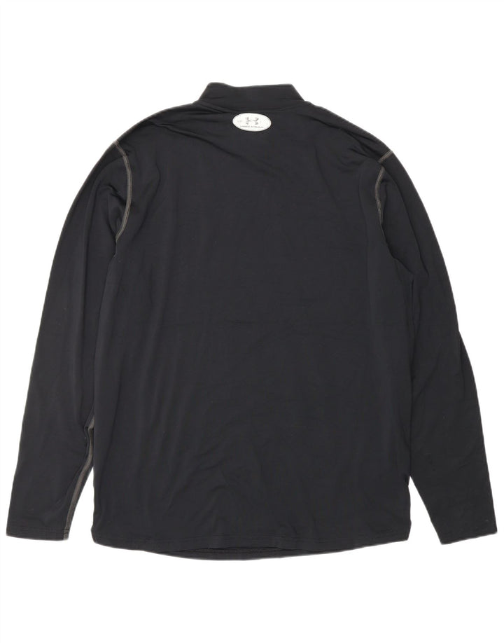 UNDER ARMOUR Herre Cold Gear Top Langærmet Stor Sort Polyester