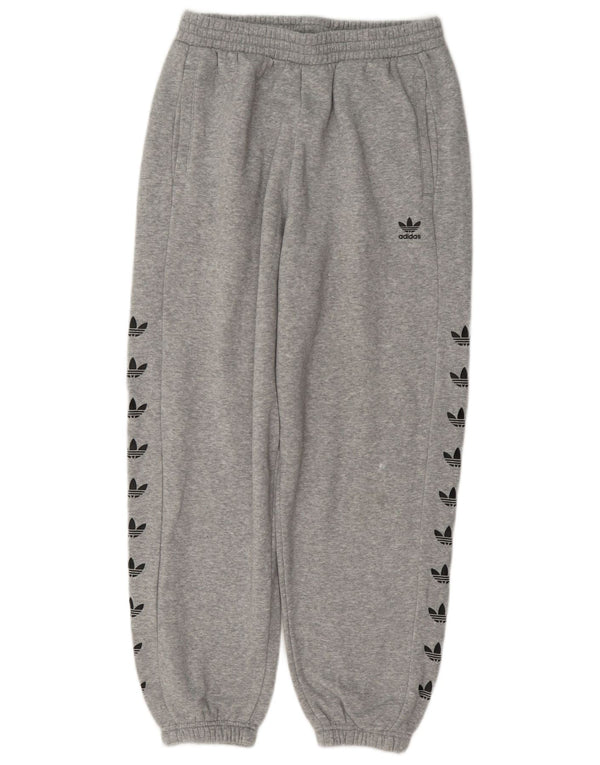 Adidas Grafisk træningsdragtbukser til kvinder Joggers UK 12 Medium Grey Flecked