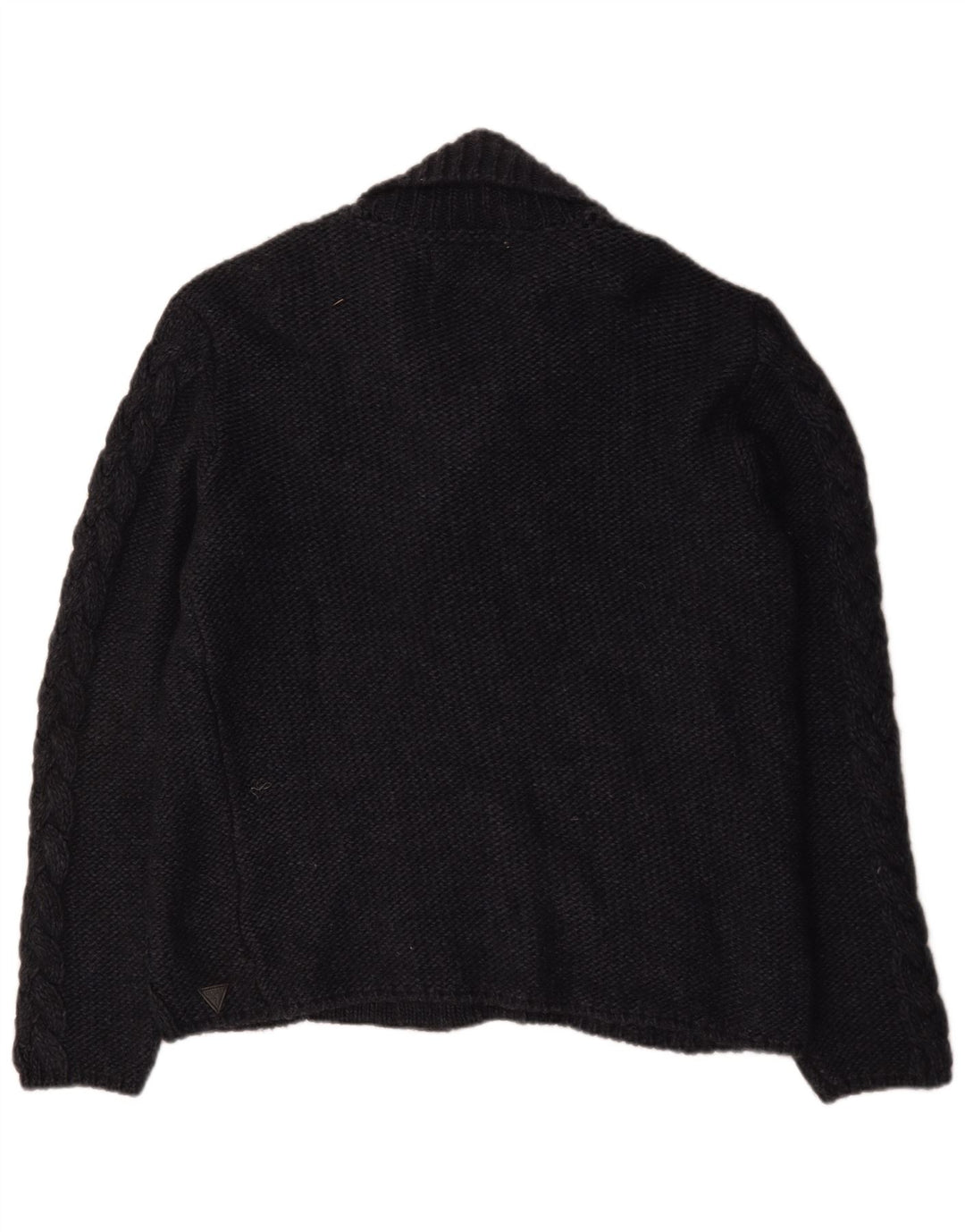 Guess Herre Duffle Buttons Cardigan Sweater Stor Sort Akryl